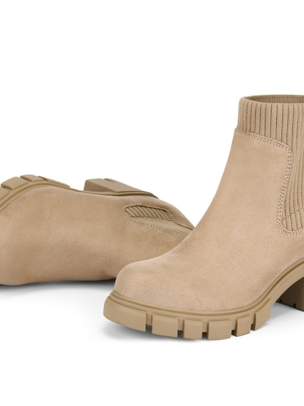Women's Chelsea Boots Winter Fall Ankle Booties Ladies Chunky Heel